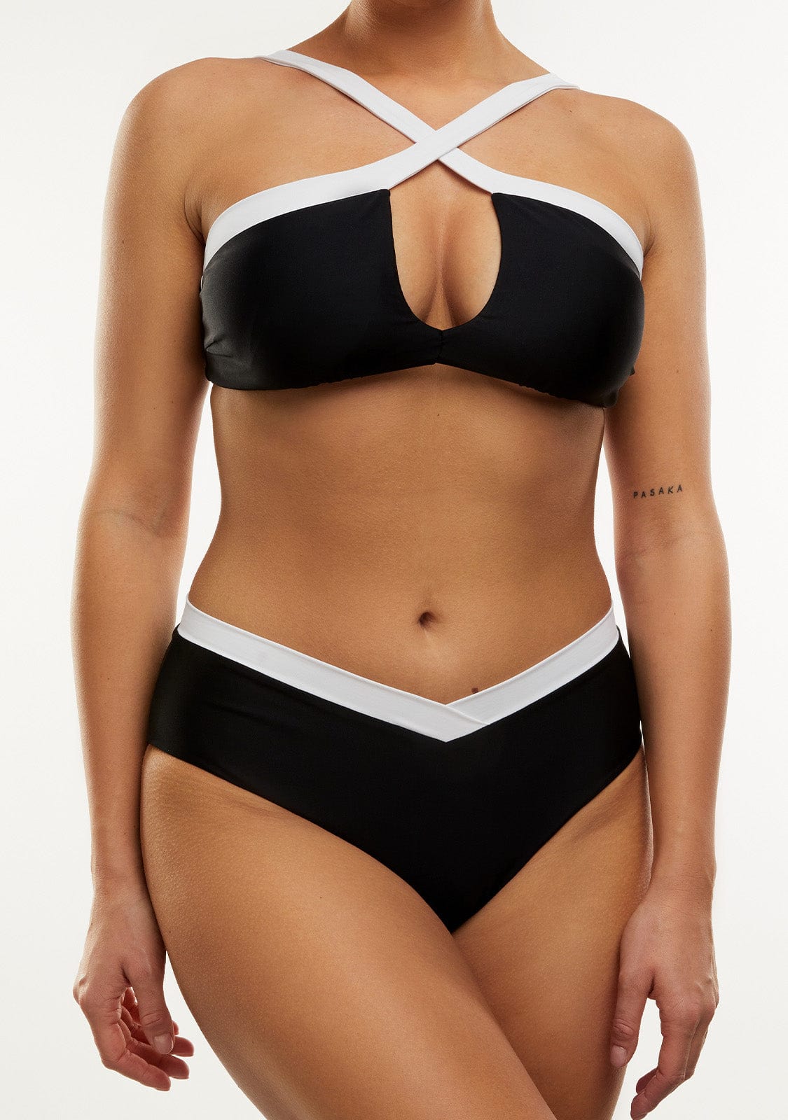 Bikini Fiona Top Kala Bottom Black White