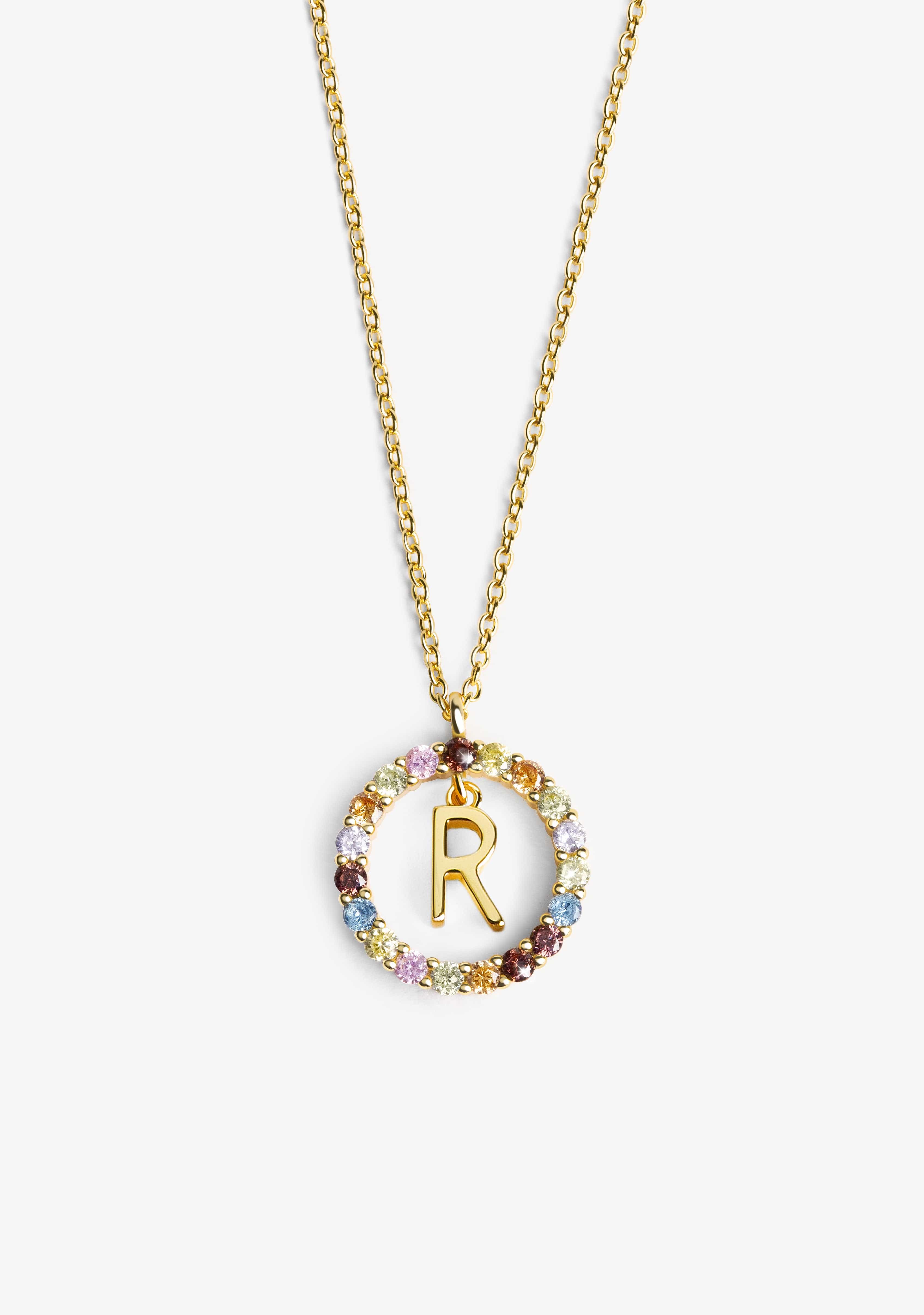 Swarovski necklace sales with initial