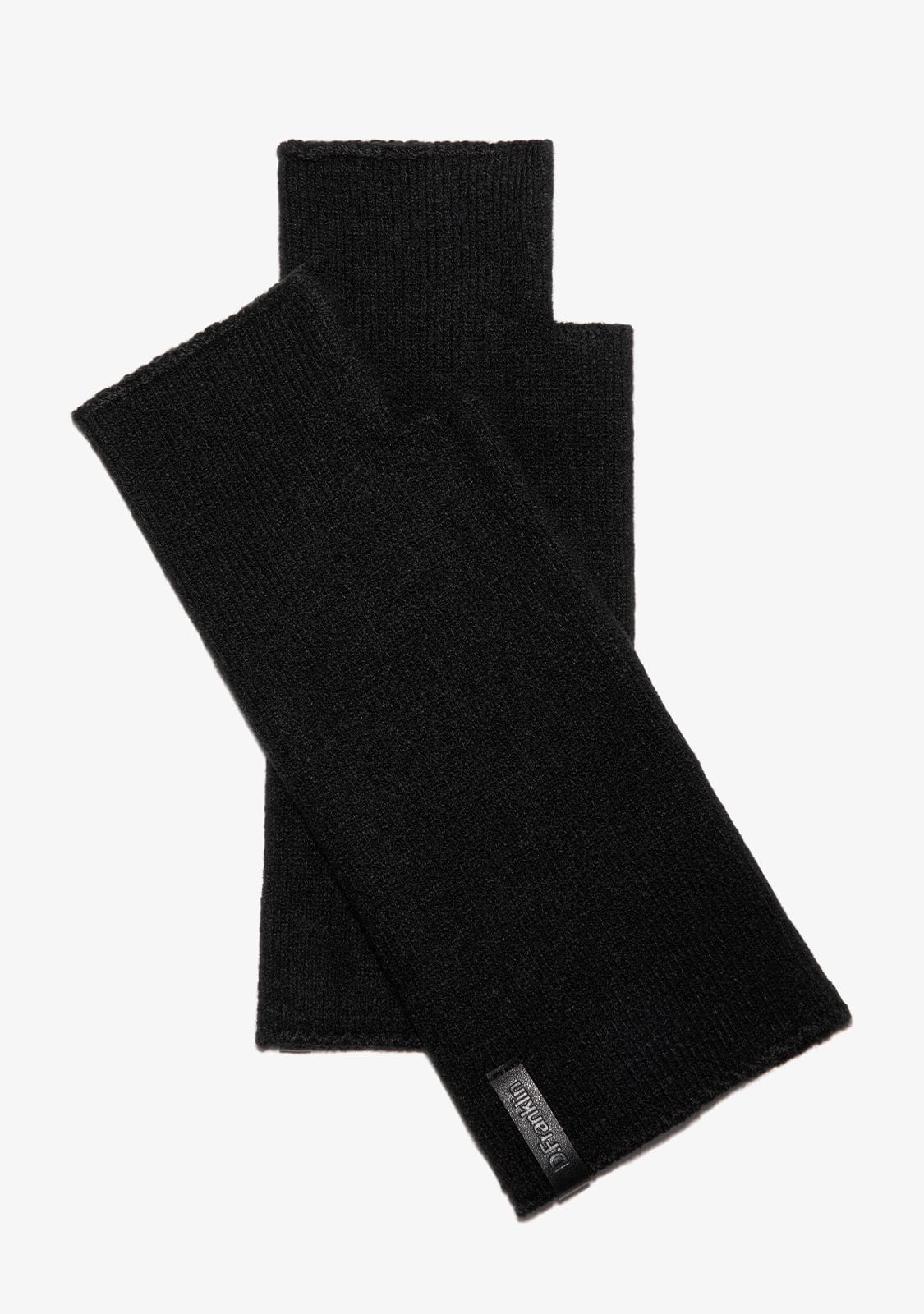 Nordic TRK Knitted Fingerless Gloves Black