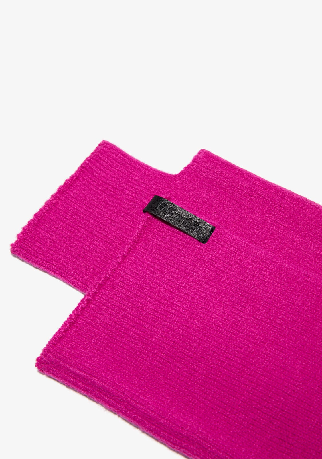 Nordische Trk gestrickte fingerlose Handschuhe Fushsia