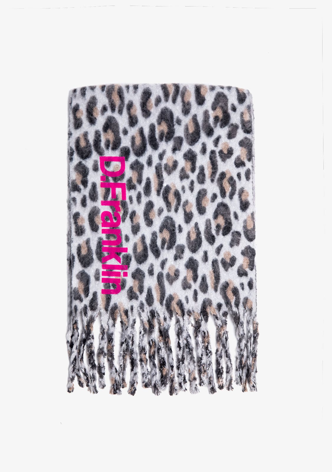 Nordic TRK Leopard Scarf Grey