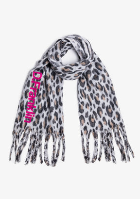 Nordic TRK Leopard Scarf Grey