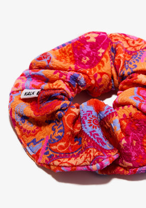 Scrunchie Paisley Punch Kalk