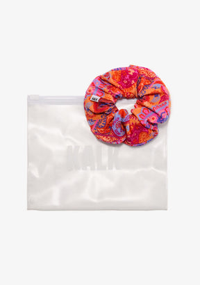 Scrunchie Paisley Punch Kalk