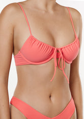 Rinna Top Coral