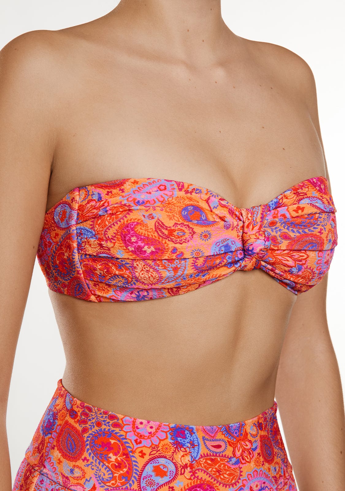 Top Bikini Paisley Punch