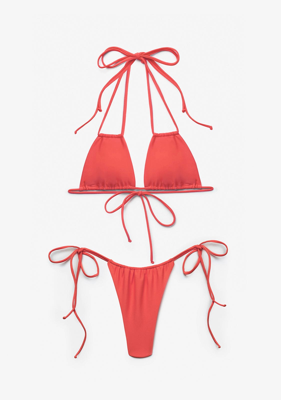 Bikini Akira Top + Kame Bottom Coral