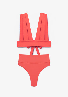 Bikini Hanan Top + Manami Bottom Coral