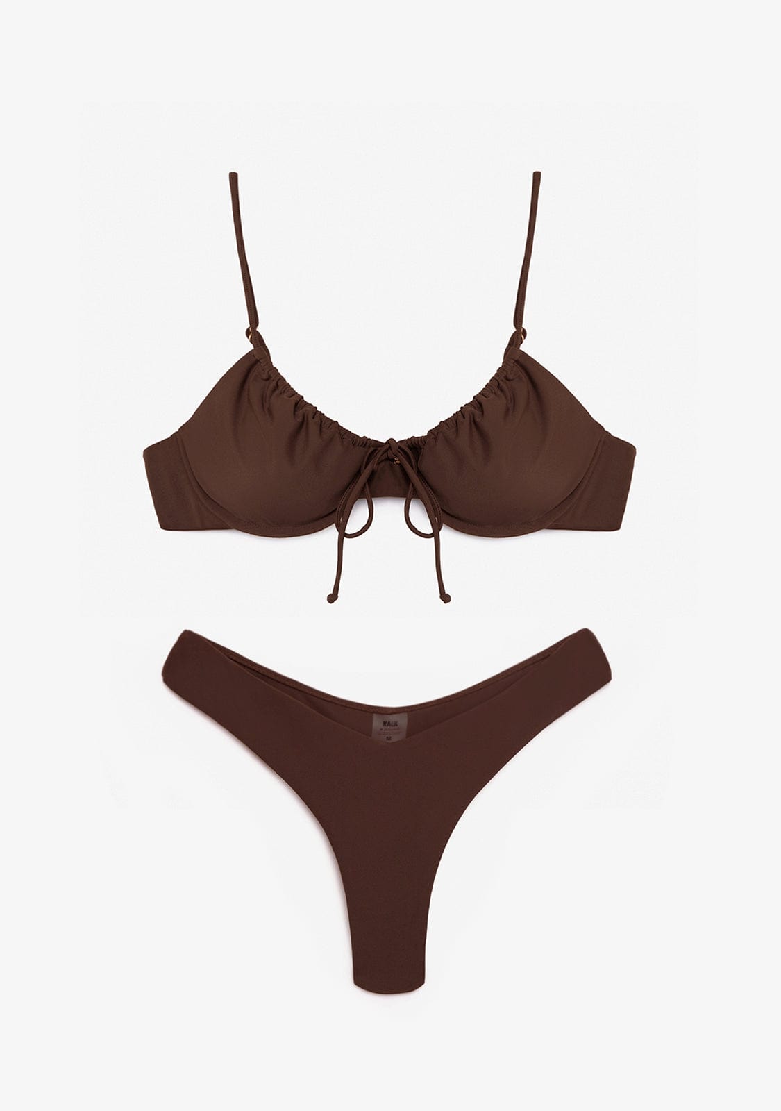 Bikini Rinna Top + Gina Bottom Cocoa