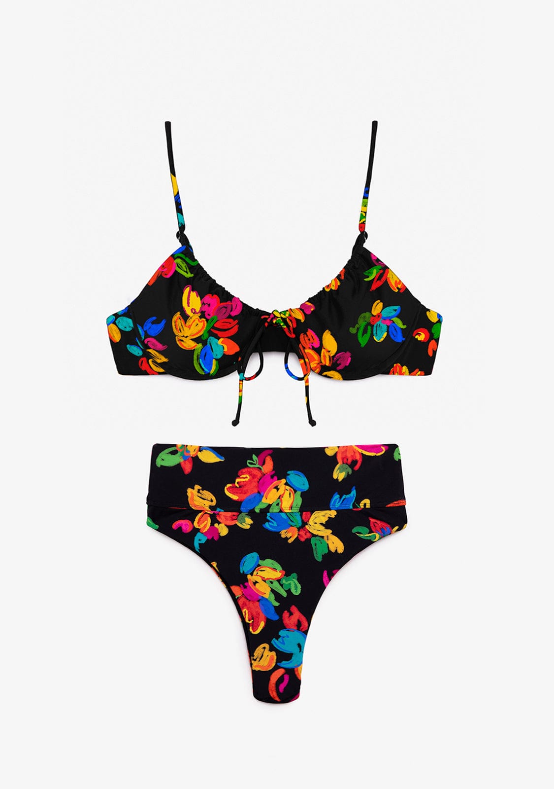 Bikini Rinna Top + Manami Bottom Bloom