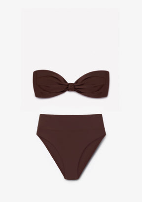 Bikini Pamela Top + Manami Classic Bottom Cocoa