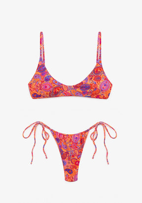 Bikini Suri Top + Kame Bottom Paisley Punch